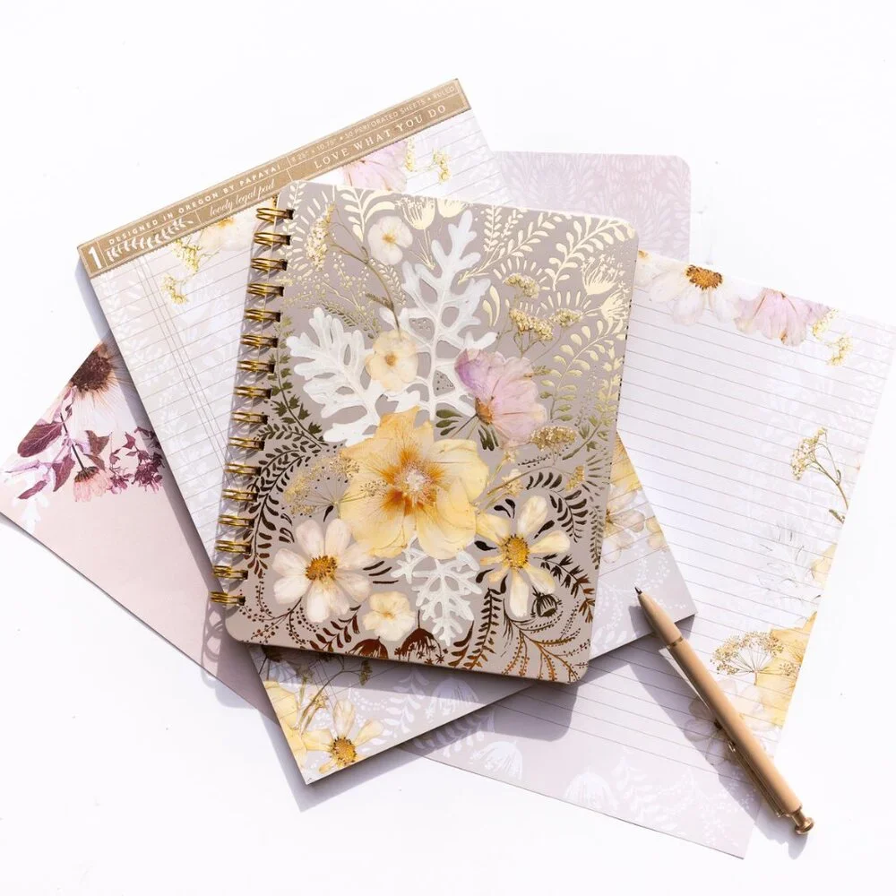 NWT “Cosmo Lace” Spiral Notebook/Journal, Legal Pad & Note Pad Bundle NEW